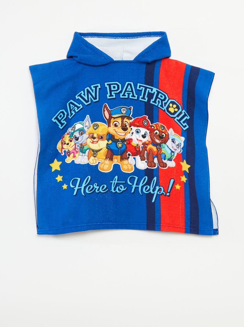 Poncho da bagno 'Paw Patrol' in spugna - BLU - Kiabi