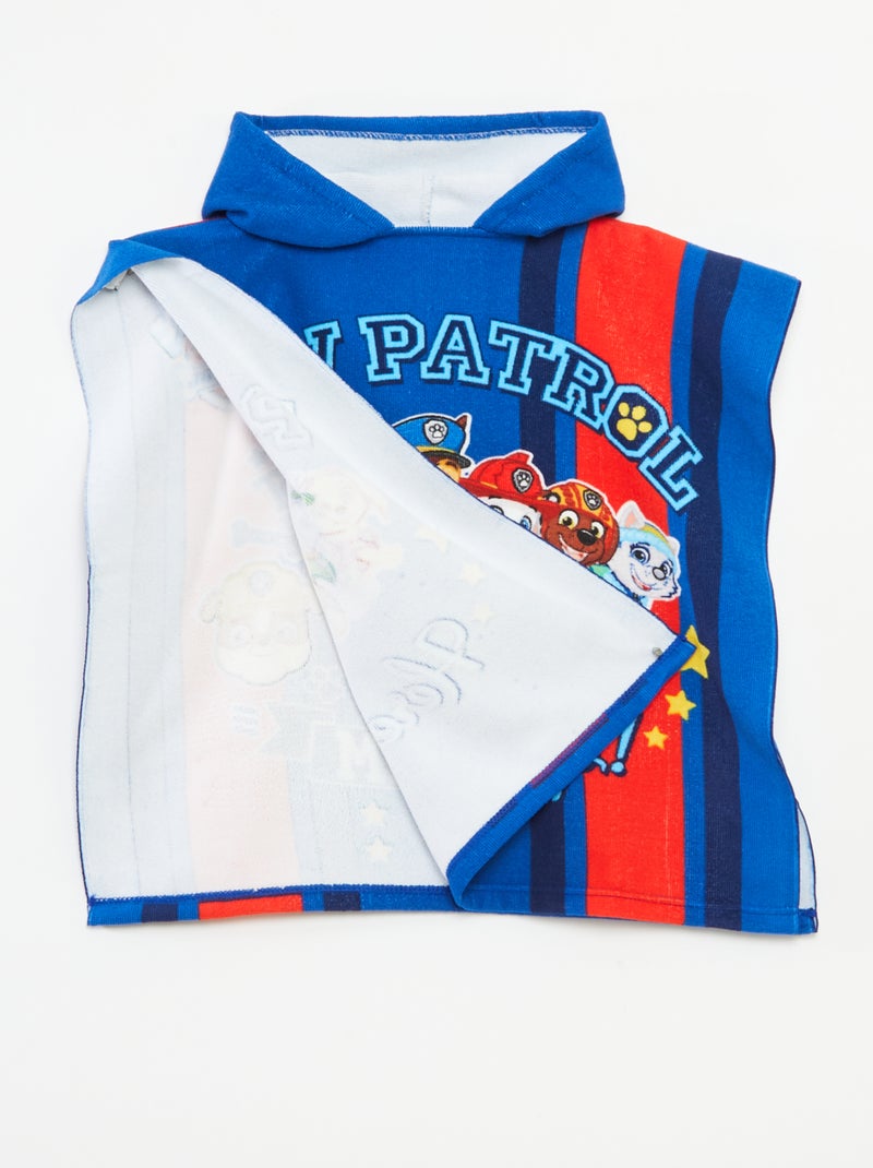 Poncho da bagno 'Paw Patrol' in spugna - BLU - Kiabi