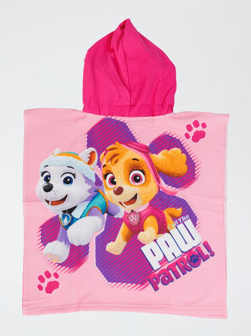 Poncho da bagno 'Paw Patrol' ROSA - Kiabi