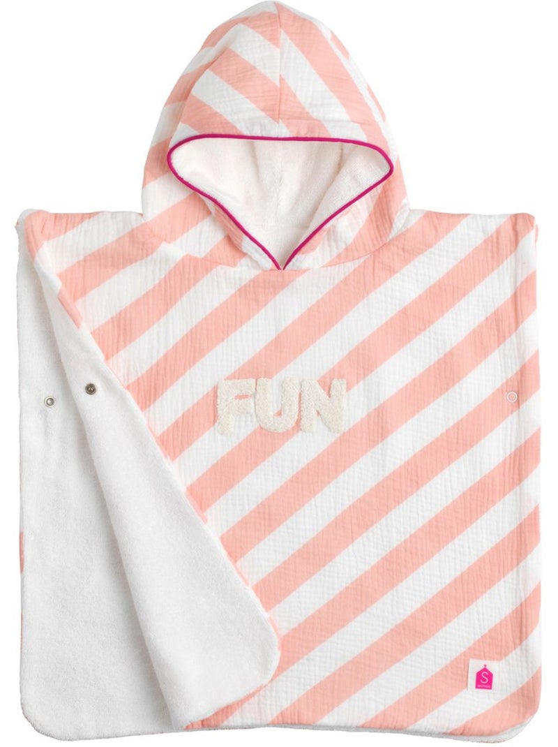 Poncho da bagno per neonati in - SAUTHON Rosa - Kiabi