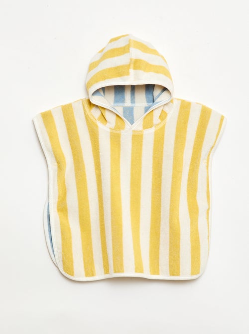 Poncho da bagno reversibile in spugna - Kiabi