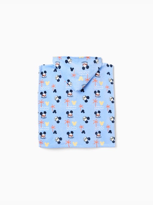 Poncho da spiaggia con cappuccio in cotone con Mickey - Kiabi