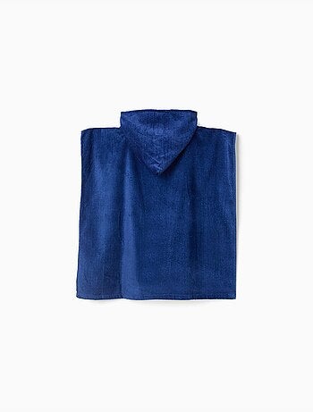 Poncho da spiaggia con cappuccio in cotone con spider-man