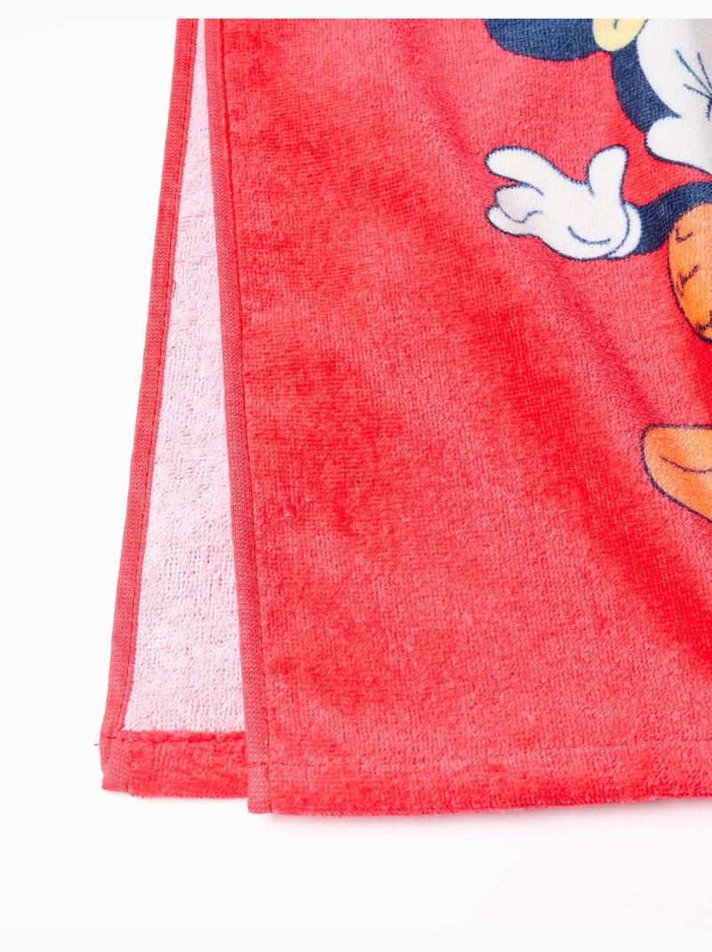 Poncho da spiaggia con cappuccio in cotone Minnie & Daisy Rosa - Kiabi