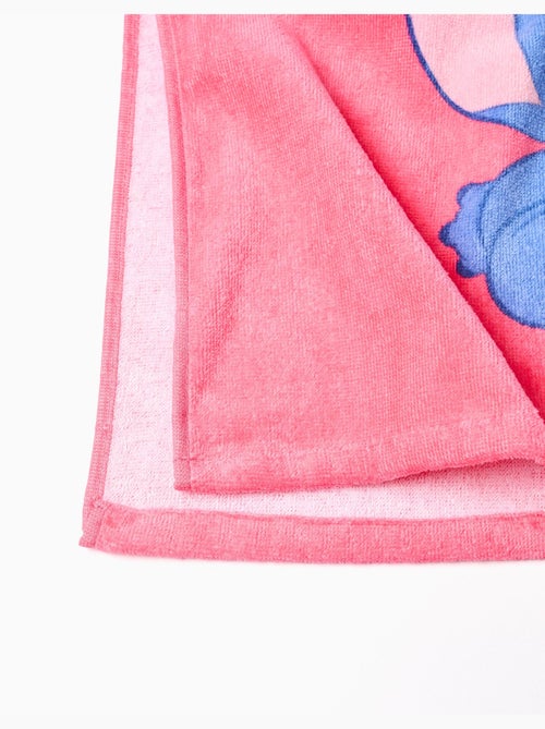 Poncho da spiaggia in cotone con cappuccio e stampa Stitch - Kiabi