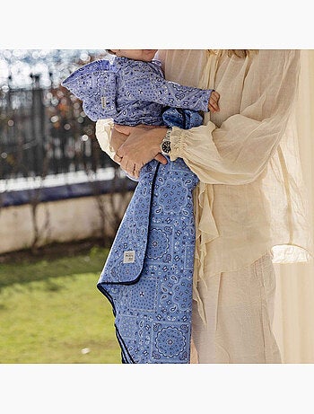 Poncho da spiaggia in microfibra per neonati | Walking Mum
