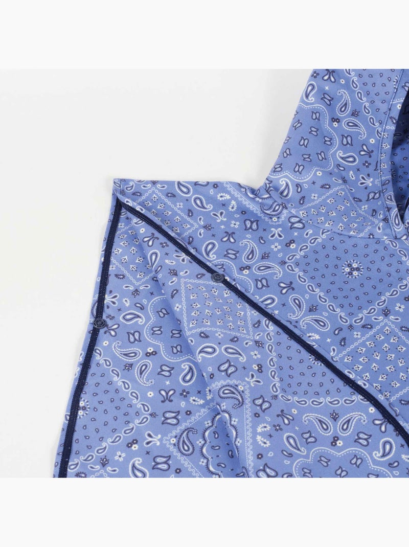 Poncho da spiaggia in microfibra per neonati | Walking Mum Blu - Kiabi