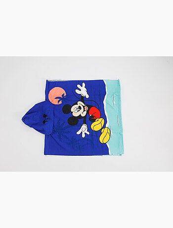 Poncho da Spiaggia Mickey Mouse Disney 55x110cm – Cappuccio con Orecchie – 100% Poliestere – Licenza