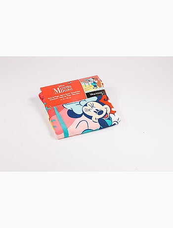 Poncho da Spiaggia Minnie Mouse Disney 55x110cm – Surf Tropicale – Cappuccio – 100% Poliestere – Lic