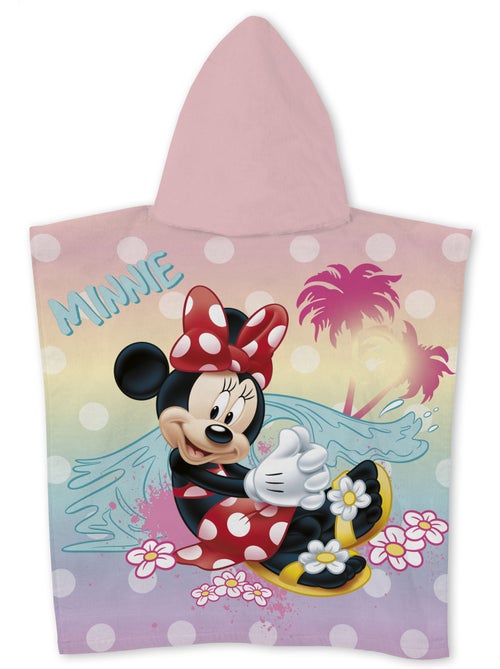 Poncho da Spiaggia Minnie Mouse Happy Days 55x110cm – Pastello Rosa – Cappuccio – 100% Poliestere – - Kiabi Poncho da Spiaggia Minnie Mouse Happy Days 55x110cm – Pastello Rosa – Cappuccio – 100% Poliestere – - Kiabi
