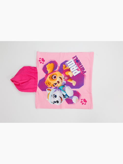 Poncho da Spiaggia PAW Patrol Skye Everest 55x110cm – Rosa Fucsia – Cappuccio Appuntito – 100% Polie - Kiabi