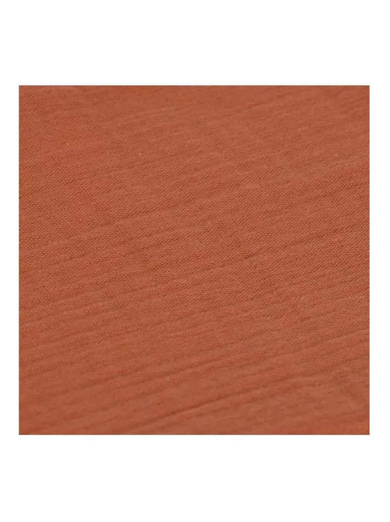 Poncho Enfant in garza di cotone PROMO LINGE Terracotta - Kiabi