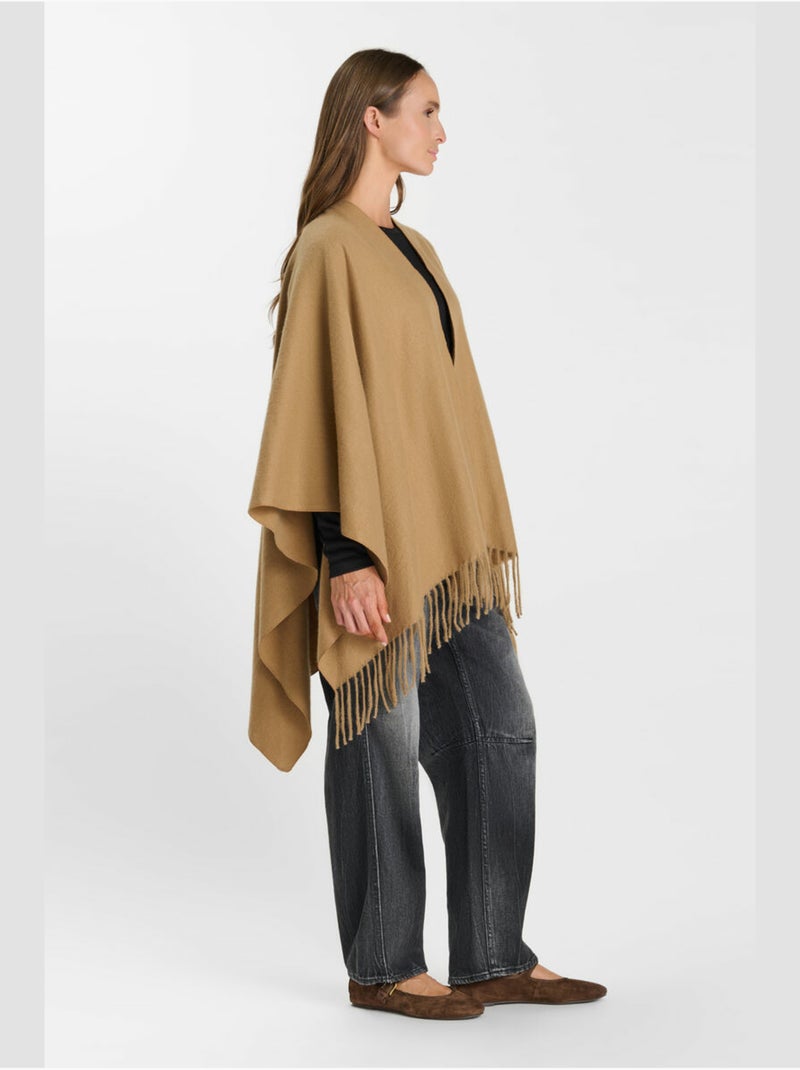 Poncho eter 'le temps des cerises' Beige - Kiabi