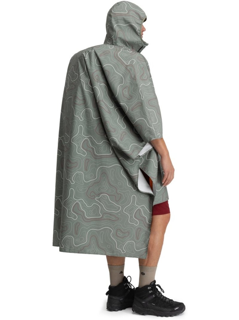 Poncho impermeabile da escursionismo escursionismo uomo e donna rinjani Verde - Kiabi