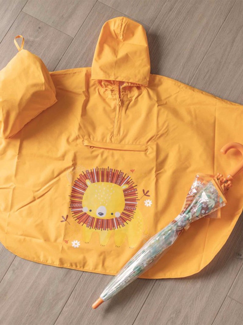 Poncho impermeabile mantella antipioggia per bambini | sassi junior | sassi junior Arancione - Kiabi