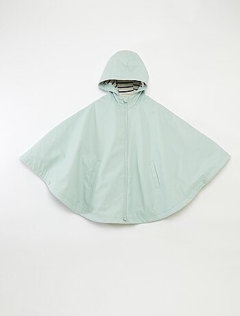 Poncho in materiale gommato con cappuccio - collezione facile da indossare