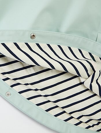 Poncho in materiale gommato con cappuccio - collezione facile da indossare