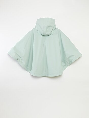 Poncho in materiale gommato con cappuccio - collezione facile da indossare