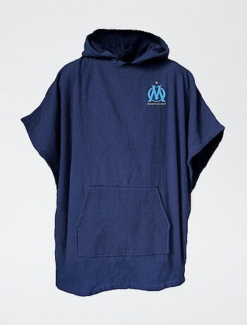 Poncho in pile 'Olympique de Marseille'