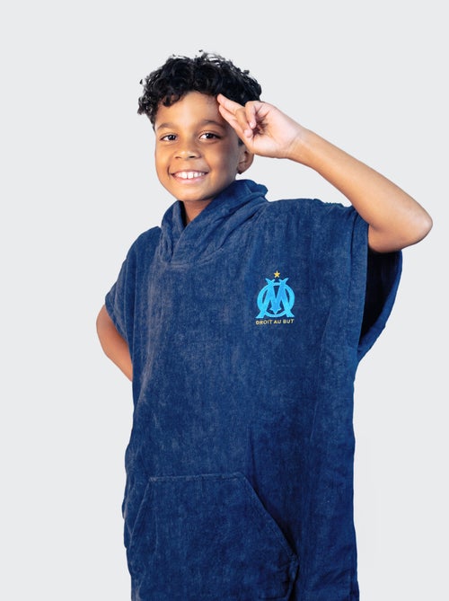 Poncho in pile 'Olympique de Marseille' - Kiabi