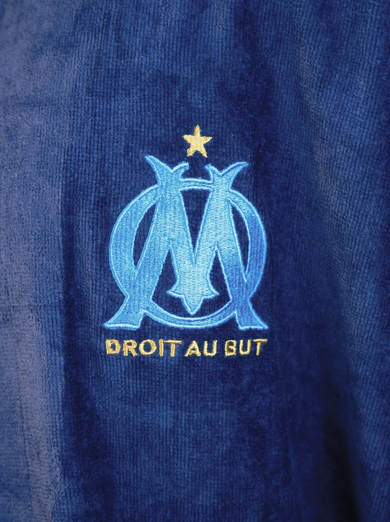 Poncho in pile 'Olympique de Marseille' Blu - Kiabi