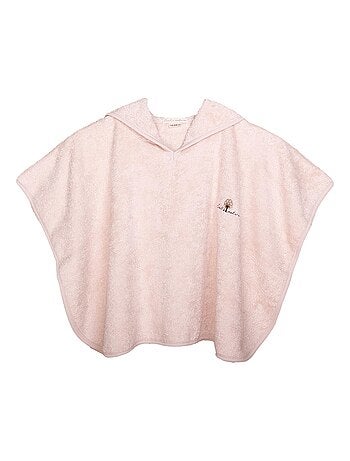Poncho in spugna 0-2 anni in cotone biologico