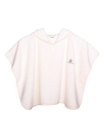 Poncho in spugna 0-2 anni in cotone biologico