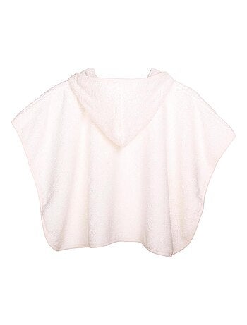 Poncho in spugna 0-2 anni in cotone biologico
