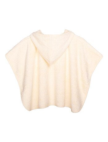 Poncho in spugna 0-2 anni in cotone biologico