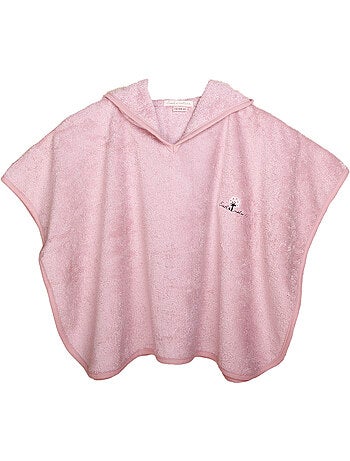 Poncho in spugna 0-2 anni in cotone biologico