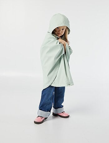 Poncho in tessuto gommato con cappuccio - So Easy