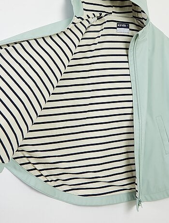 Poncho in tessuto gommato con cappuccio - So Easy