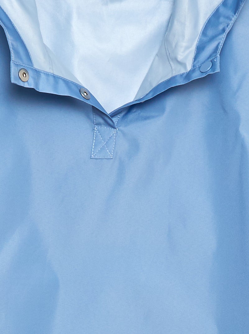 Poncho unisex con cappuccio - collezione facile da indossare Blu - Kiabi