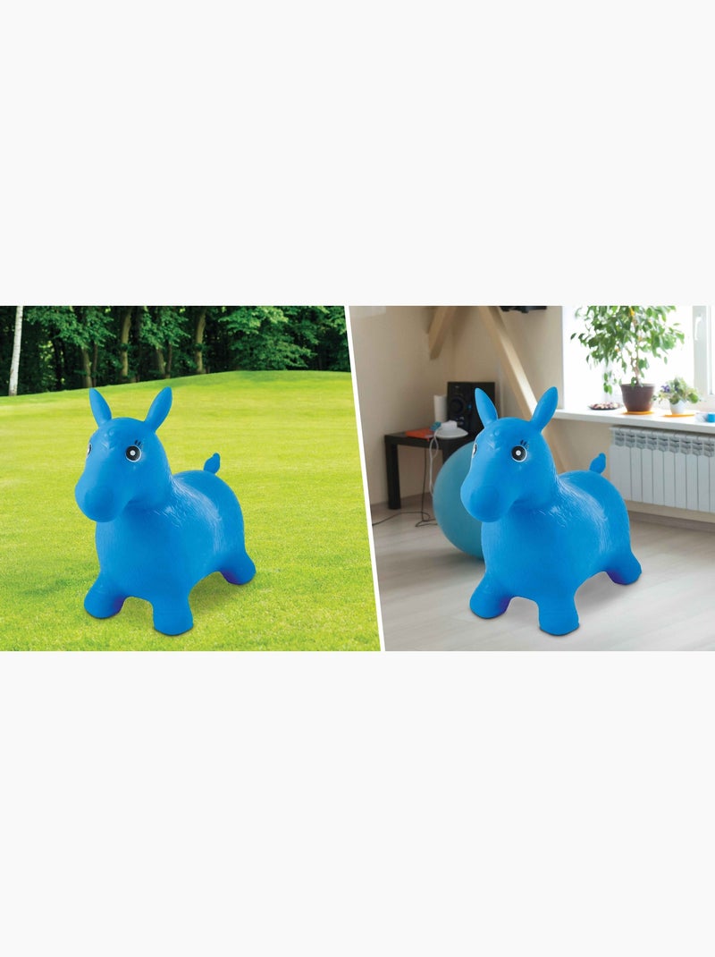 Poney gonfiabile con tuta di peluche Blu - Kiabi