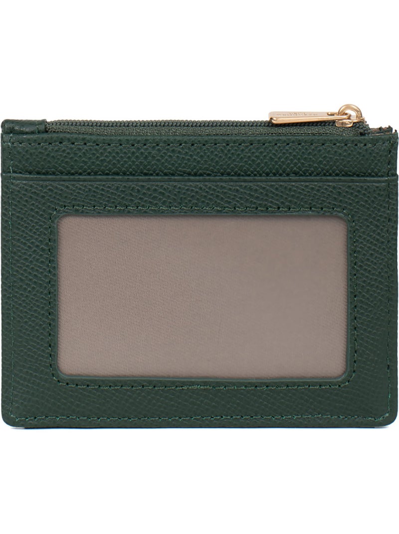 Porta-carte - 1 volet - pelle aude hexagona Verde scuro - Kiabi