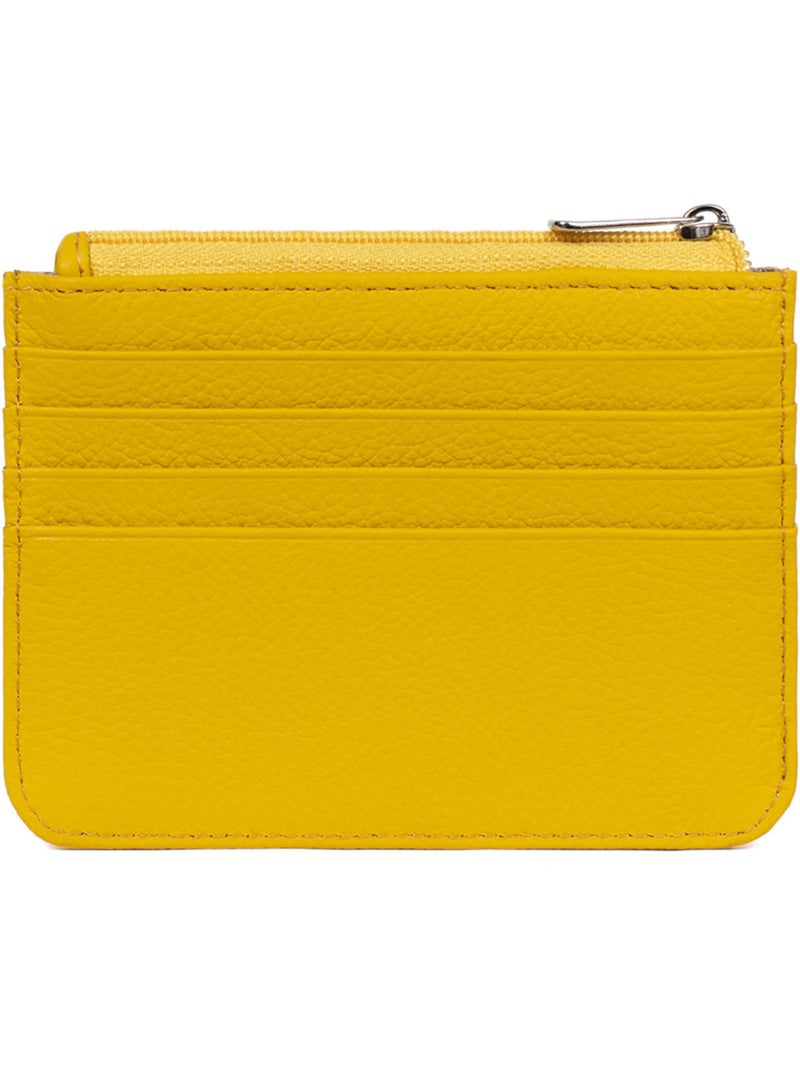 Porta-carte - 1 volet - pelle confort hexagona Giallo - Kiabi