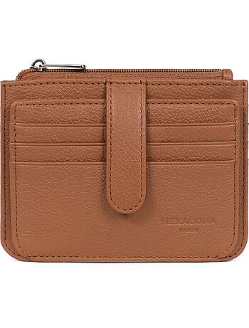 Porta-carte - 1 volet - Pelle CONFORT
