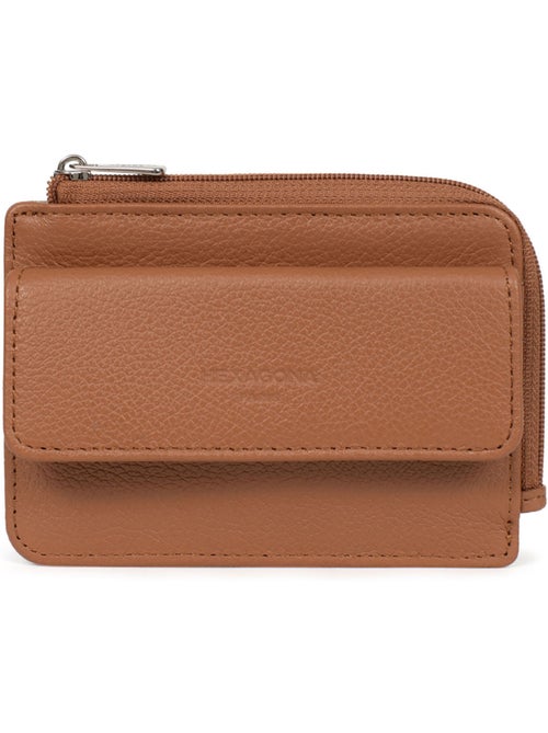 Porta-carte - 1 volet - Pelle CONFORT - Kiabi