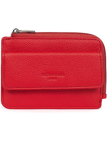 Porta-carte - 1 volet - Pelle CONFORT