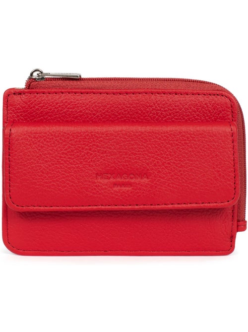 Porta-carte - 1 volet - Pelle CONFORT - Kiabi