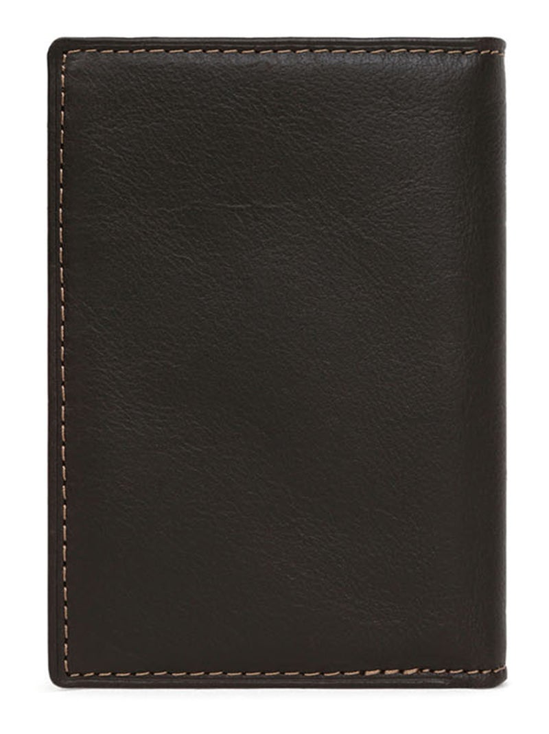 Porta-carte - 1 volet - pelle félin hexagona Marrone - Kiabi