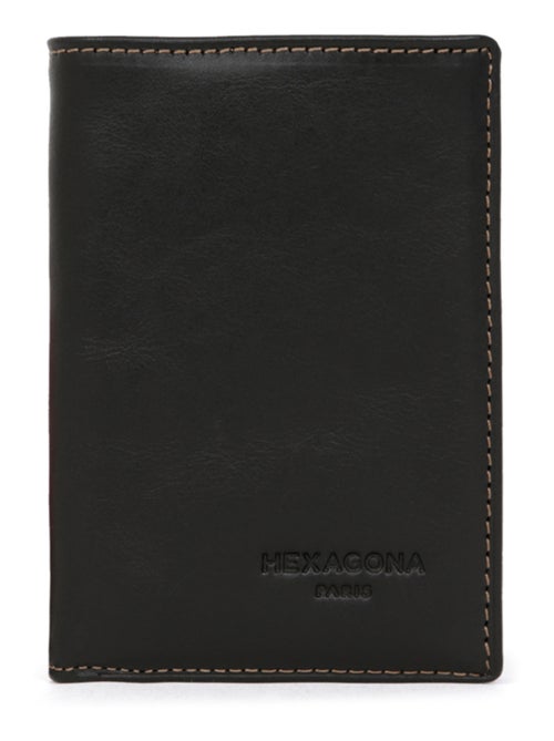Porta-carte - 1 volet - pelle félin hexagona - Kiabi