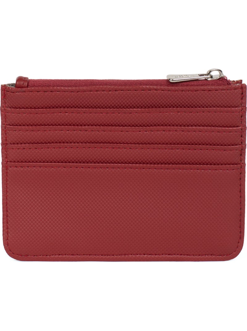 Porta-carte - 1 volet joyce hexagona Rosso scuro - Kiabi
