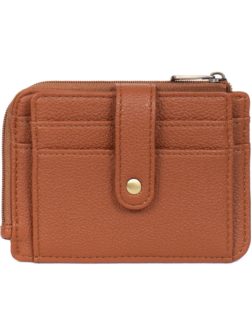 Porta-carte - 1 volet ronda hexagona Cognac - Kiabi