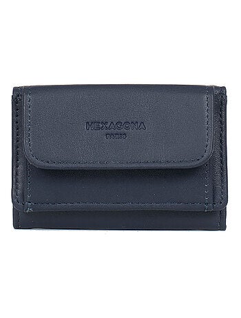 Porta carte - 2 ante - Stop RFID - Pelle SOFT