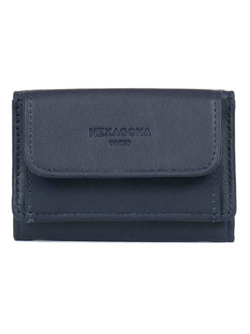 Porta carte - 2 ante - stop rfid - pelle soft hexagona - Kiabi