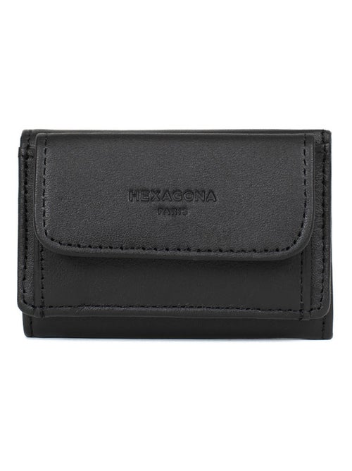 Porta carte - 2 ante - stop rfid - pelle soft hexagona - Kiabi