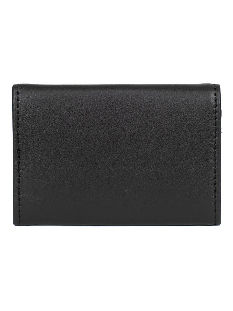 Porta carte - 2 ante - stop rfid - pelle soft hexagona Nero - Kiabi