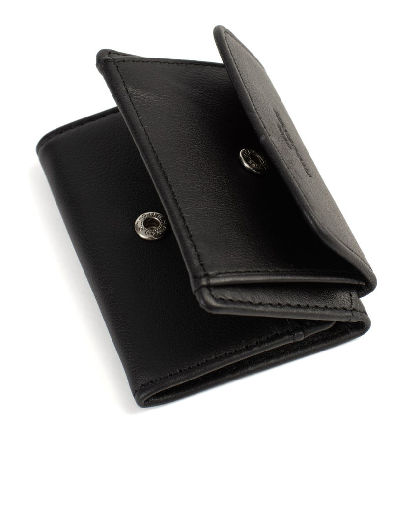 Porta carte - 2 ante - stop rfid - pelle soft hexagona Nero - Kiabi