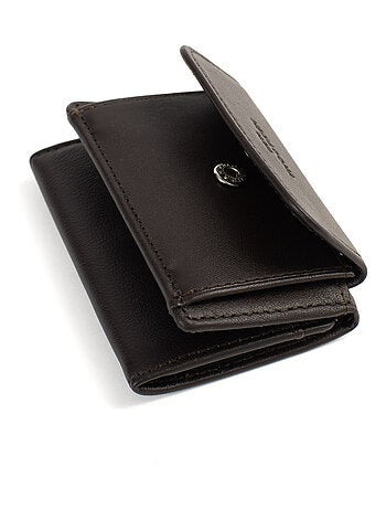 Porta carte - 2 ante - Stop RFID - Pelle SOFT